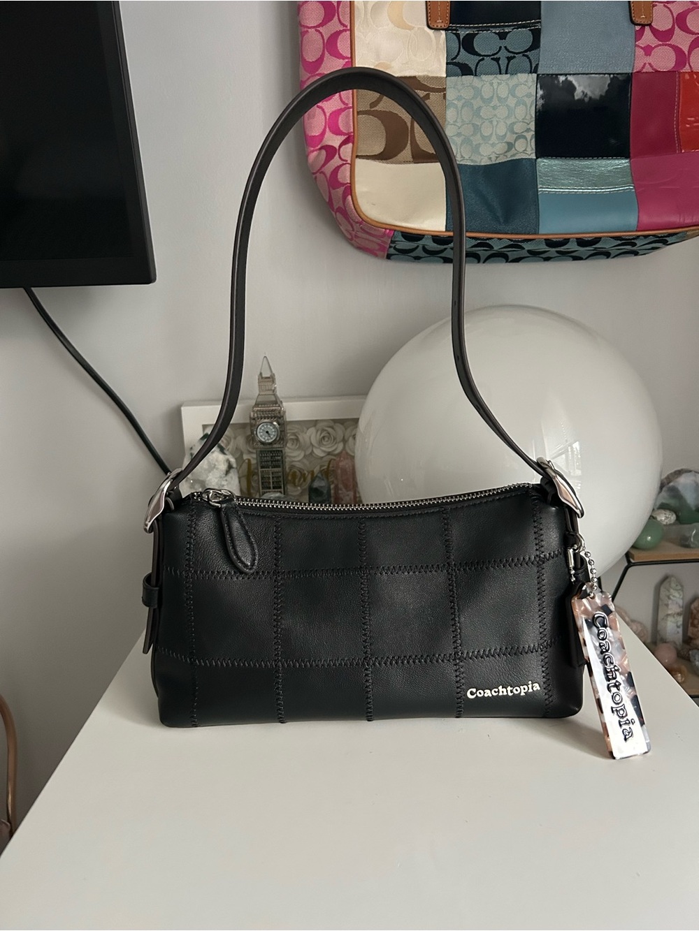 Coachtopia Small Black Slouchy Alter Ego Bag